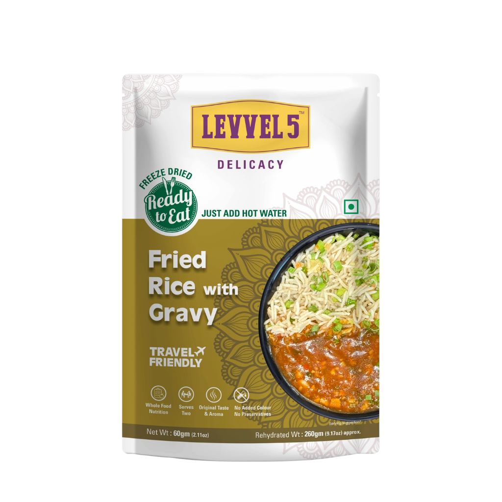 Levvel 5 Fried Rice With Gravy 60 g buy online USA - 1